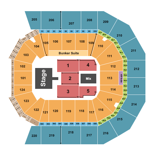 Moody Center ATX Smashing Pumpkins Seating Chart
